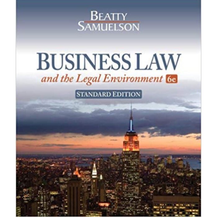 Business Law And The Legal Environment Standard Edition 6th Edition By Jeffrey – Test Bank 1