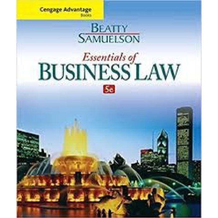 Cengage Advantage Books Essentials Of Business Law 5th Edition By Beatty – Test Bank 1