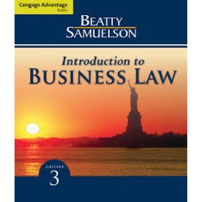 Cengage Advantage Books Introduction To Business Law 3rd Edition By Beatty – Test Bank 1