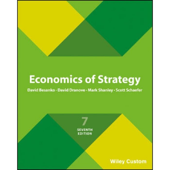 Economics Of Strategy 7th Edition By David Dranove – Test Bank