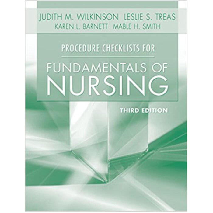 Fundamentals Of Nursing 3rd Edition By Wilkinson – Test Bank