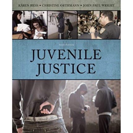 Juvenile Justice 6th Edition By Karen M. Hess – Test Bank