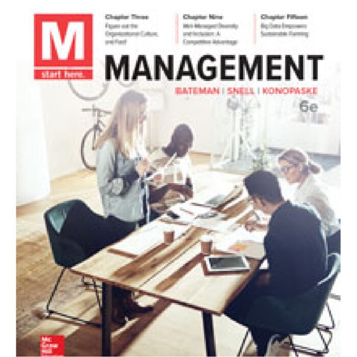 M Management 6th Edition By Thomas Bateman – Test Bank
