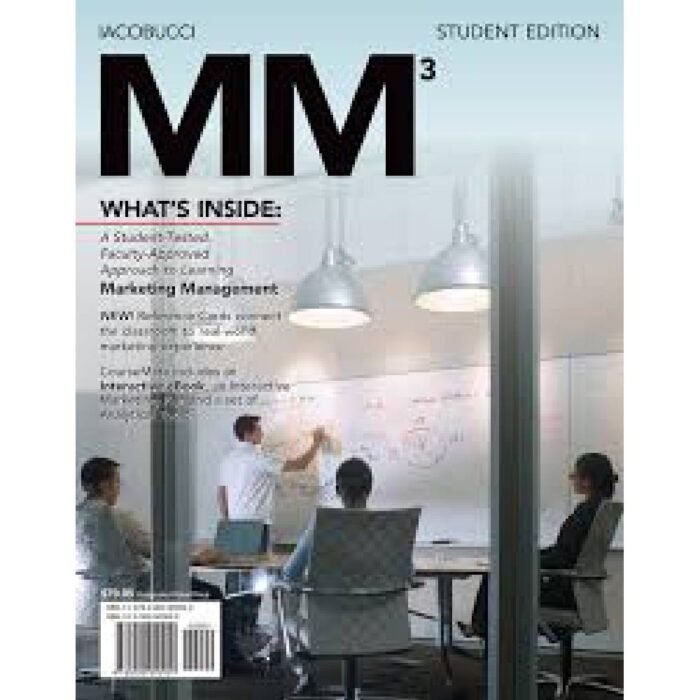 MM 3rd Edition By Dawn Iacobucci – Test Bank