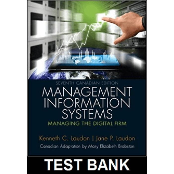 Management Information Systems Managing The Digital Firm Canadian 7th Edition By Laudon – Test Bank