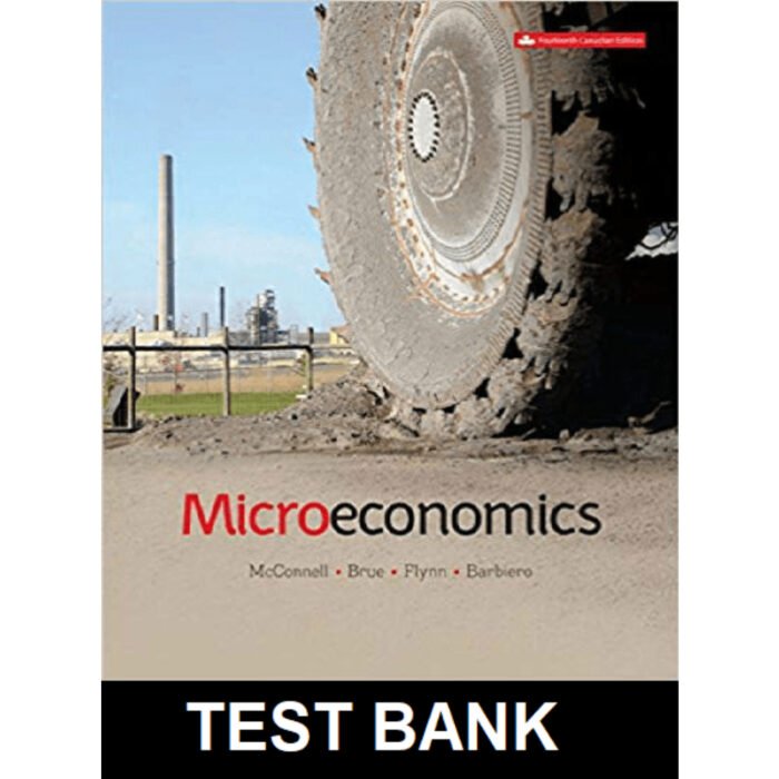 Microeconomics Canadian 14th Edition By Mcconnell – Test Bank 1