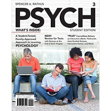 PSYCH 3rd Edition By Spencer A. Rathus – Test Bank