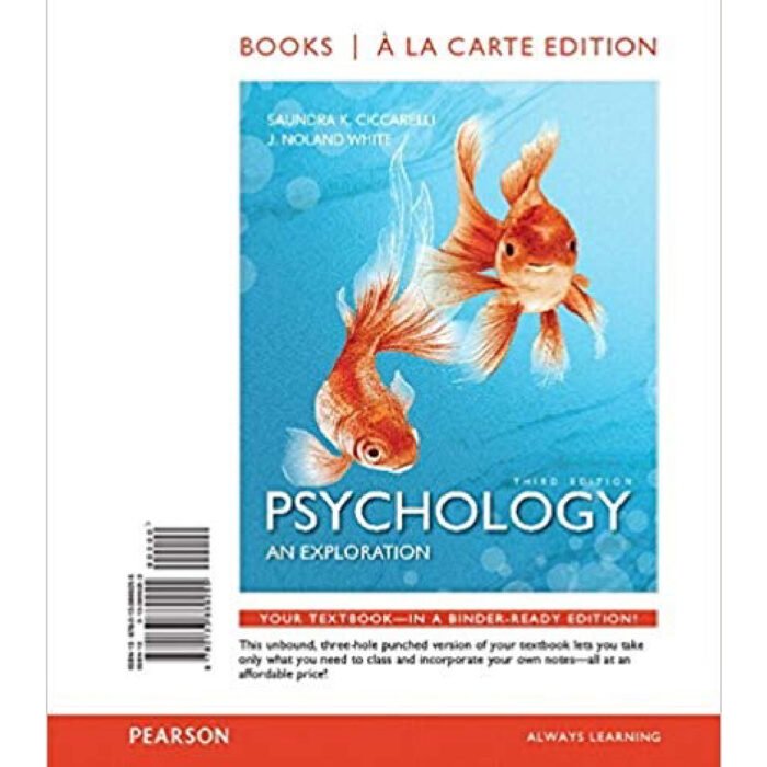 Psychology An Exploration 3rd Edition By Saundra – Test Bank